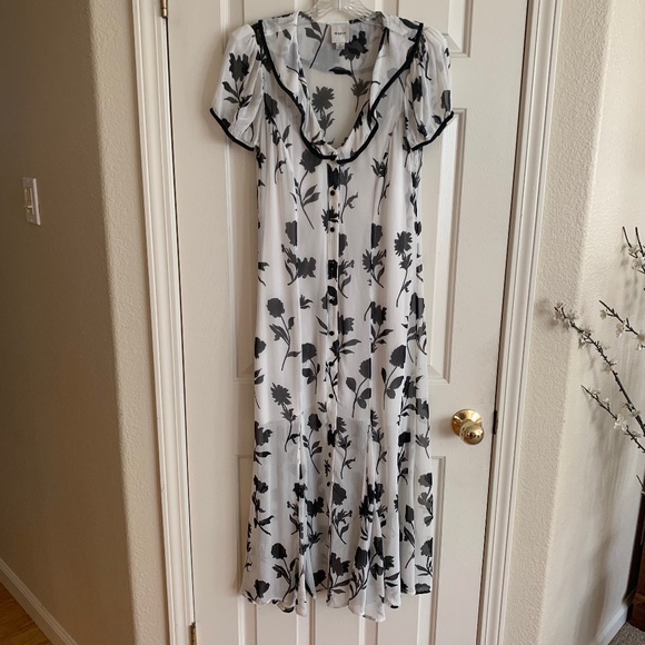 Maeve Black and White Floral Dress - Picture 1 of 5